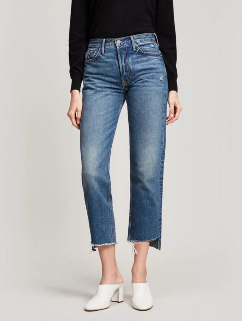 GRLFRND Helena Crop Denim in Close To You 25W